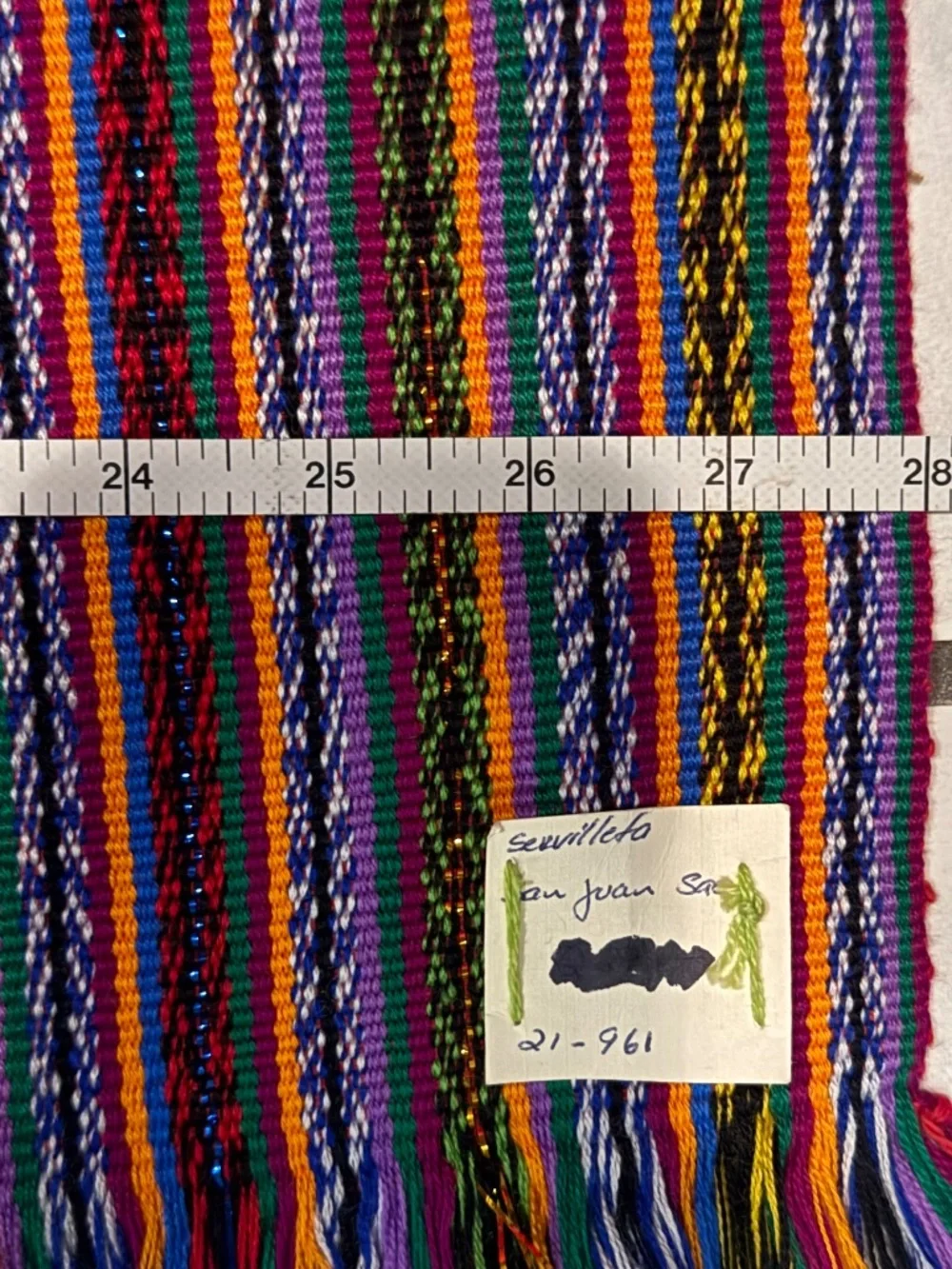HAND CRAFTED GUATEMALAN TABLE CLOTH